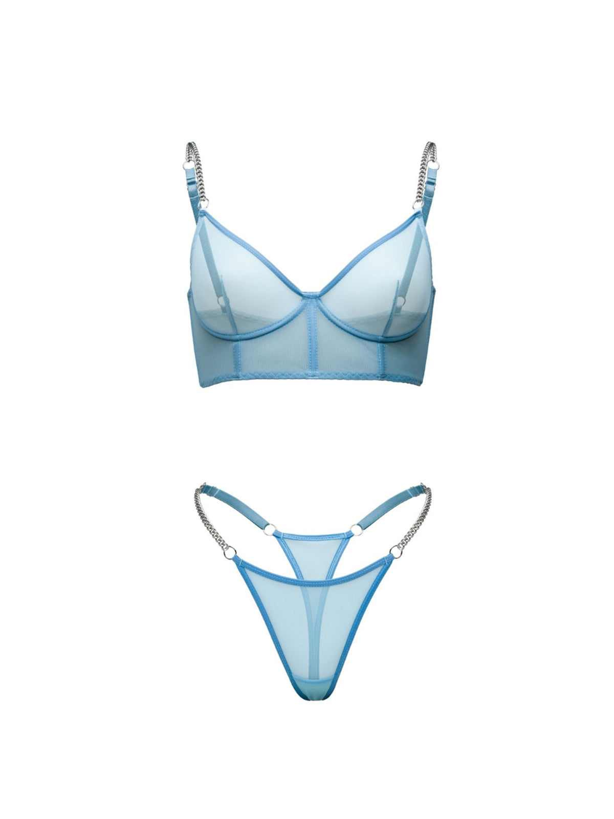 Megan Lingerie Set in Blue