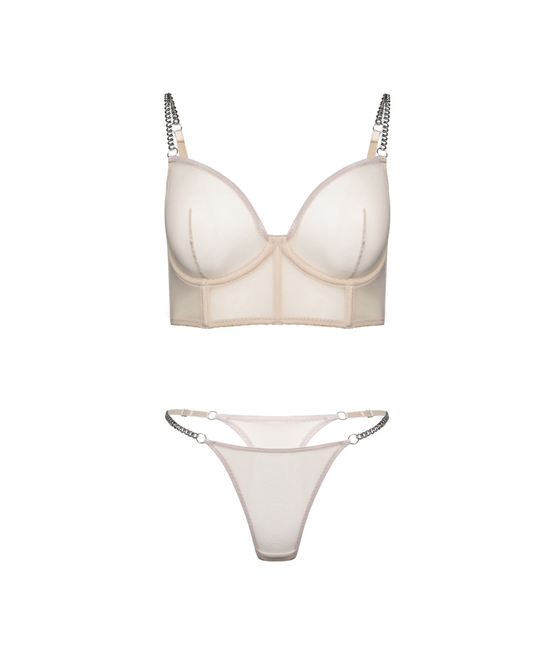 Megan Lingerie Set in Beige